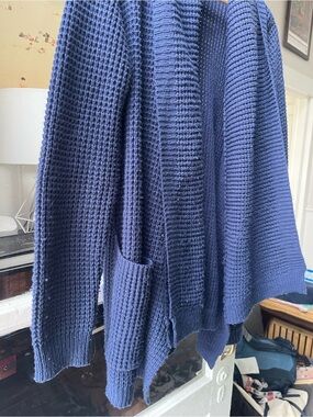 Royal Blue John & Jenn Crochet Cardigan